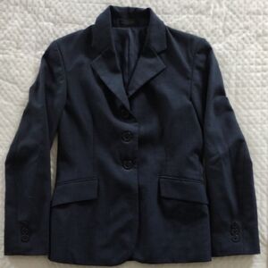 Classic Dark Blue Women's Suit Jacket